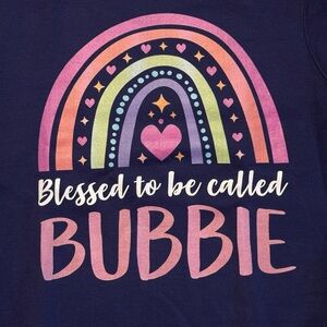 Blessed to Be Called Bubbie NWT Blue Sweatshirt Size Medium